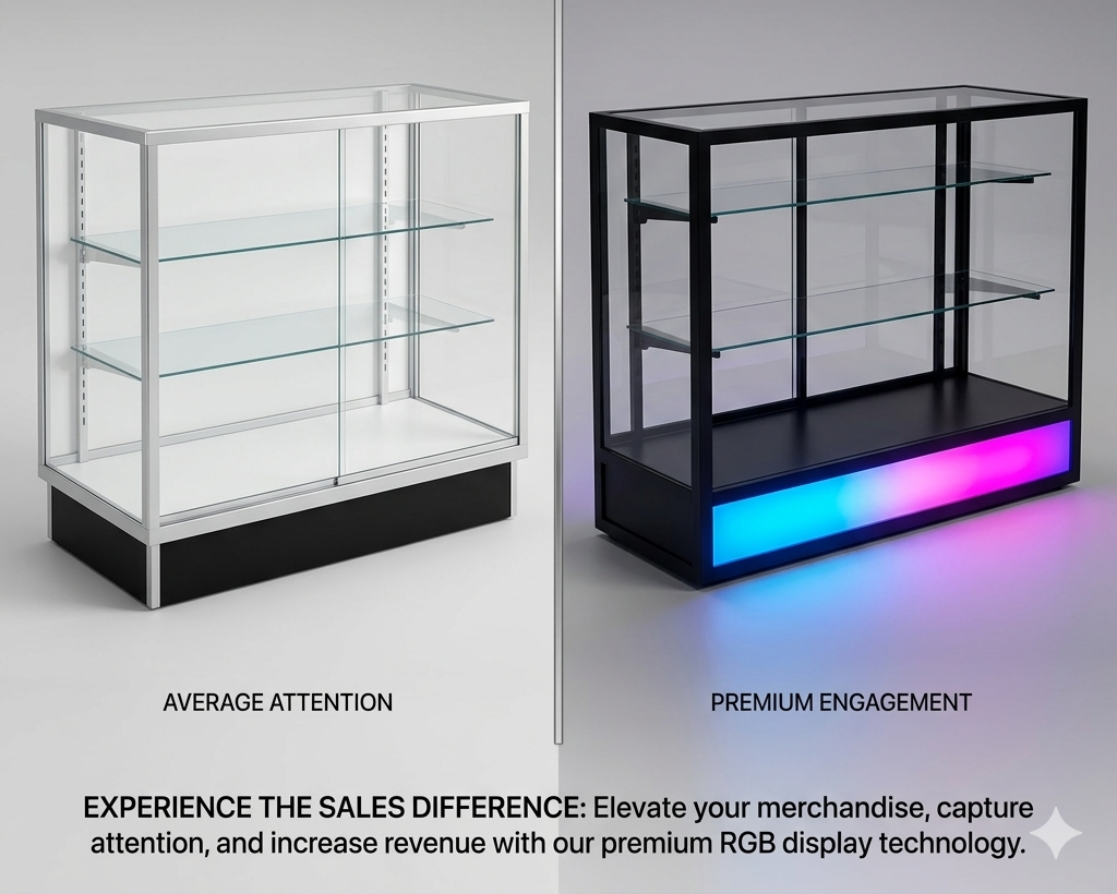 70W Display Case - After