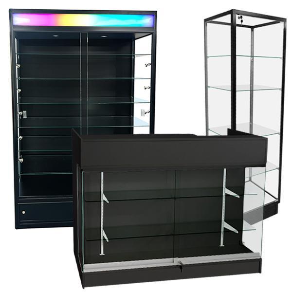 RGB LED retail display case lighting example